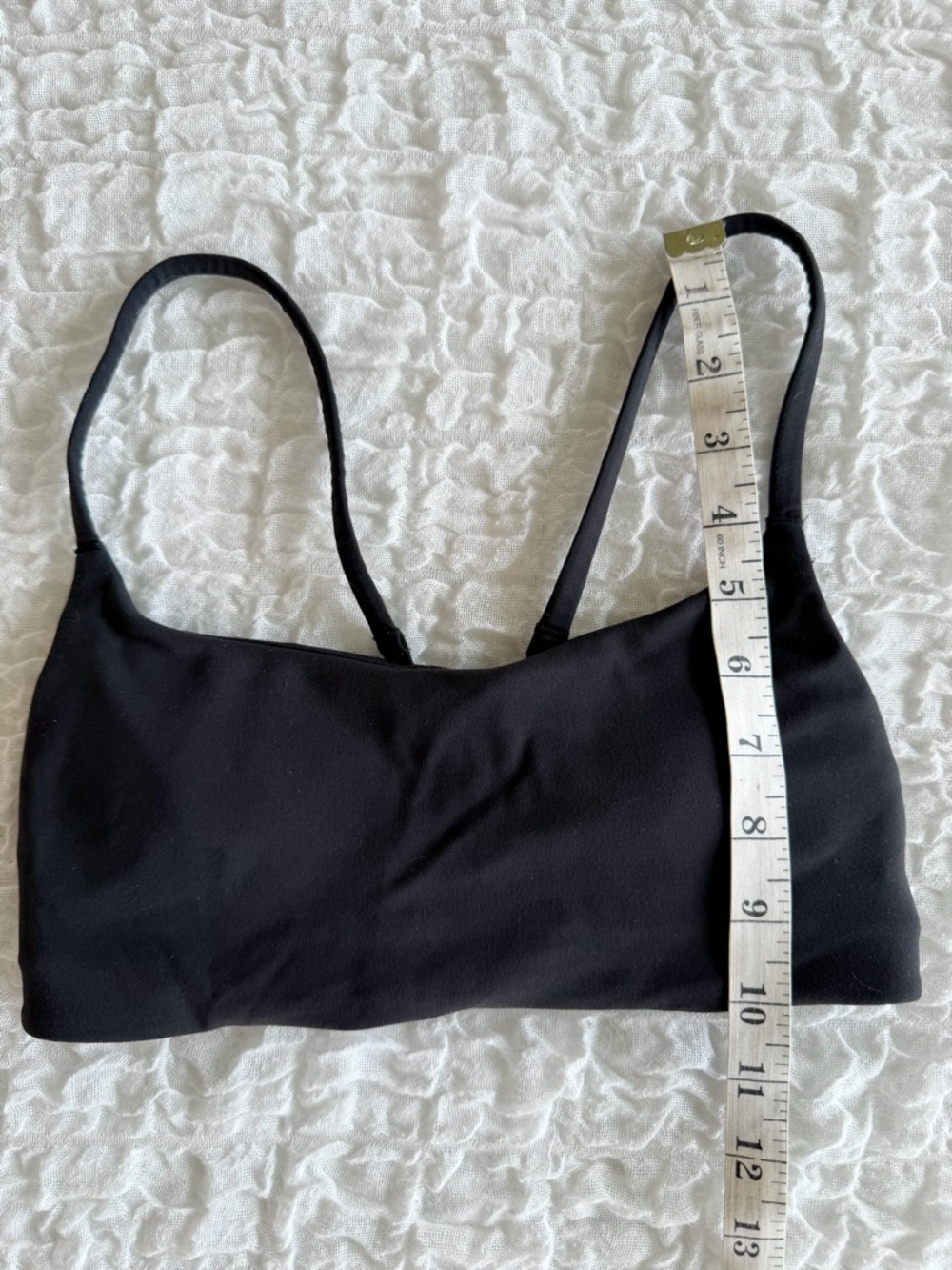 Lululemon Wunder Train Black Sports Bra Size 4 - Picture 5 of 6